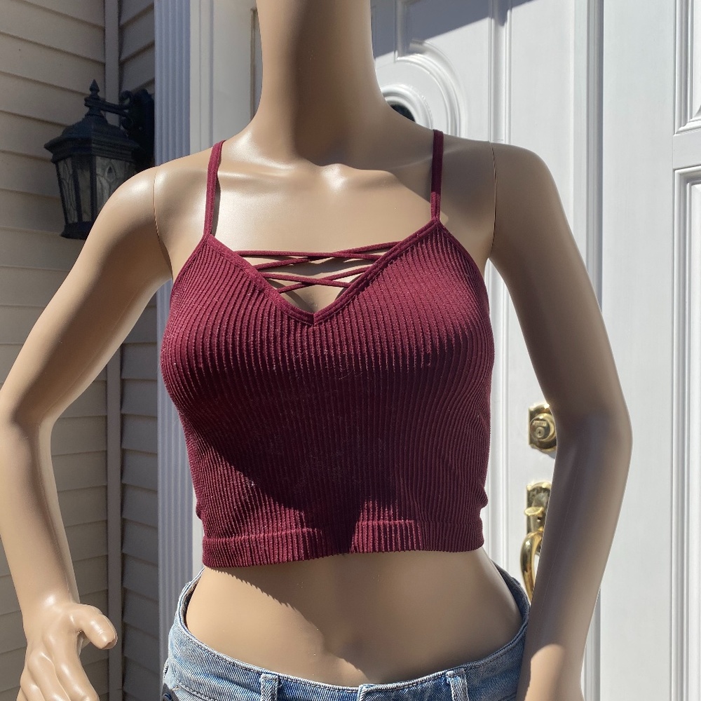 2 for $9!! Cropped stretchy tank tops!!